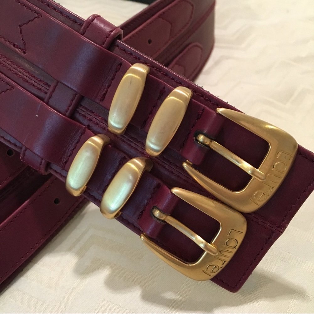 LAUREL (BY ESCADA) THICK BELT SIZE 34 - Picture 2 of 6